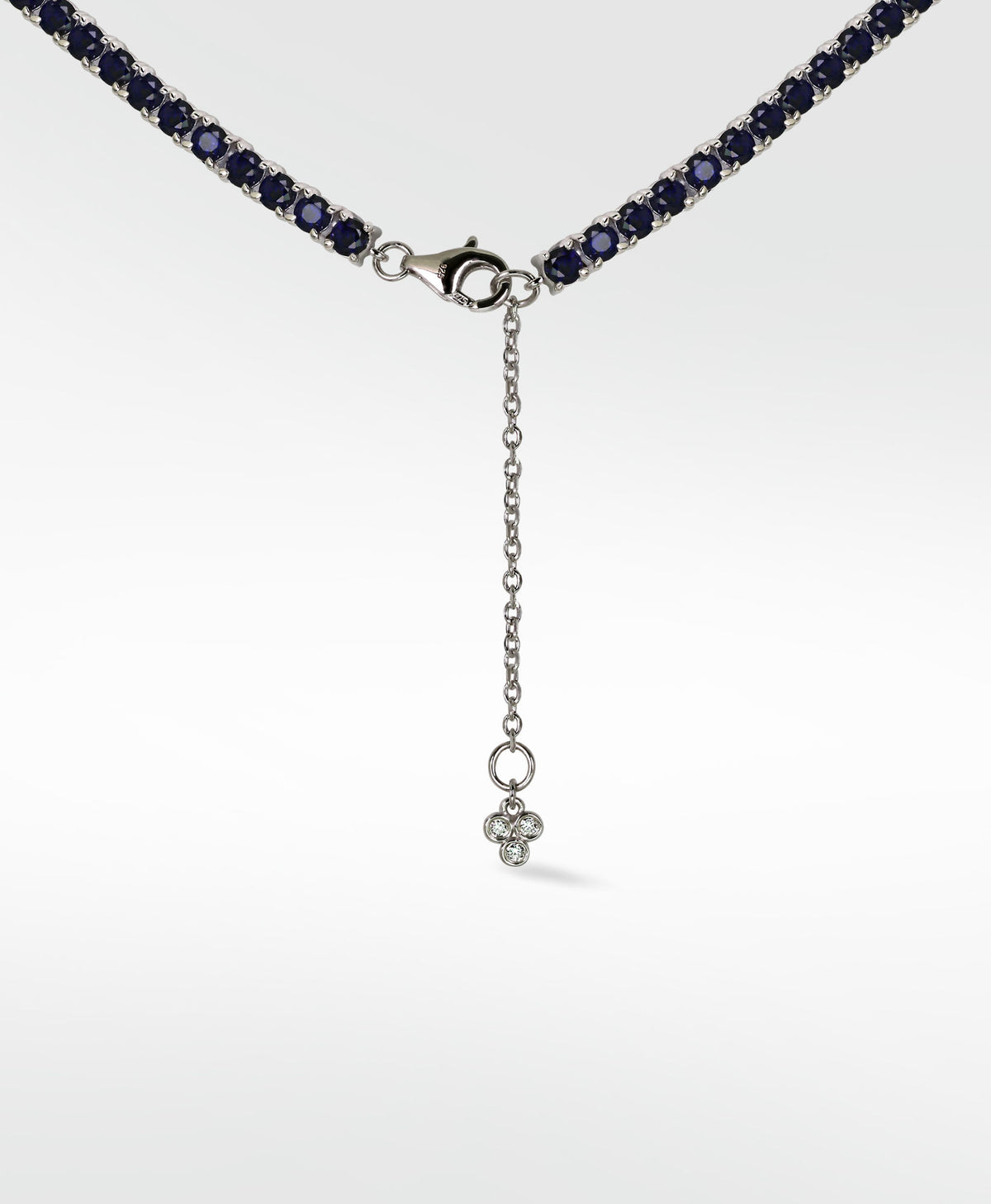 Veto Lux Eternity 14K Gold Necklaces w. Lab-Grown Diamond & Sapphire