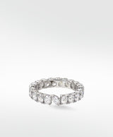 Veto Lux Eternity Chunky 14K Whitegold Ring w. Lab-Grown Diamonds