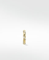 Twisted 14K Guld Ørering m. Lab-Grown Diamant