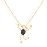 Melanie 18K Gold Necklace w. Sapphires