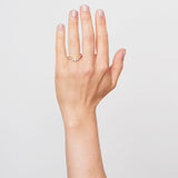 Ersa 14K Gold Ring w. Diamonds