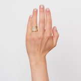 TIARA Ring aus 14K Gold mit Diamanten