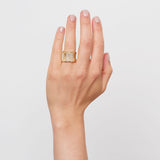 TIARA Ring aus 14K Gold mit Diamanten