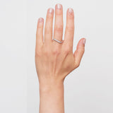 Dua 14k Weißgoldenring w. Diamanten