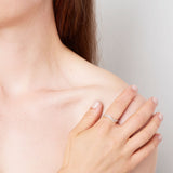 LEA 14K Gold Ring w. Diamonds