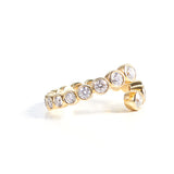 Naia 14K Gold Ring w. Diamonds