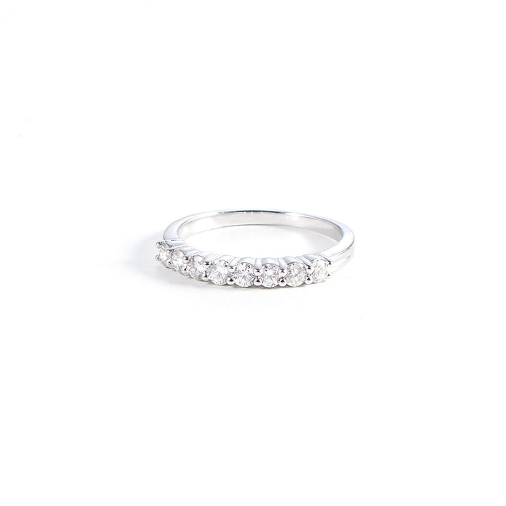 CLEO 14K White Gold Ring w. Diamonds