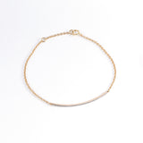 Bar 14K Guld Armbånd m. Diamanter