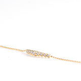 Noa 14K Gold Bracelet w. Diamonds