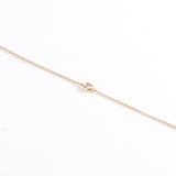 0.10 crt 14K Gold Bracelet w. Diamond