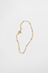 The Sunset Pearl 18K Gold Plated Necklace w. Beads & Pearls