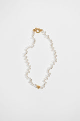 The Rice Pearl 18K Forgyldt Choker m. Perler
