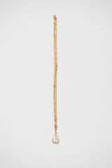 The Eternity Baroque 18K Gold Plated Pendant w. Pearl