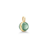 Little Prime Gold Plated Anhänger w. Turmalinkristall