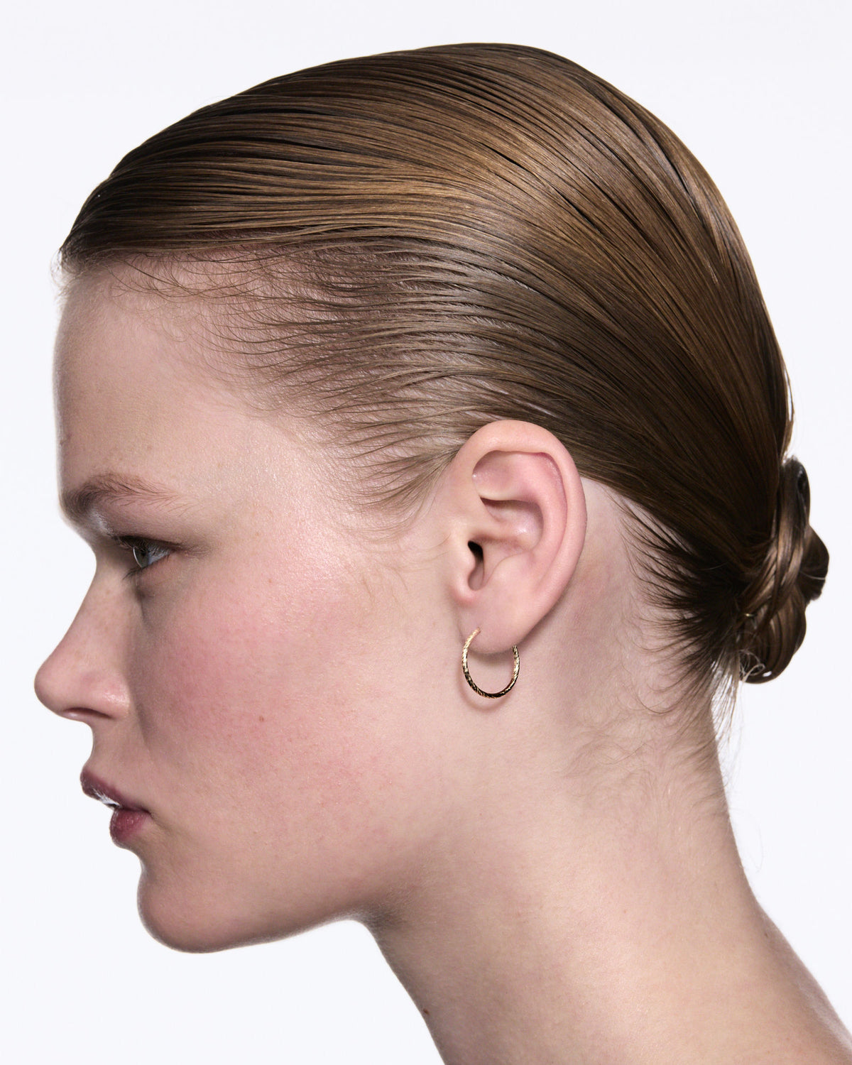 Liv 15mm 14K Gold Hoop