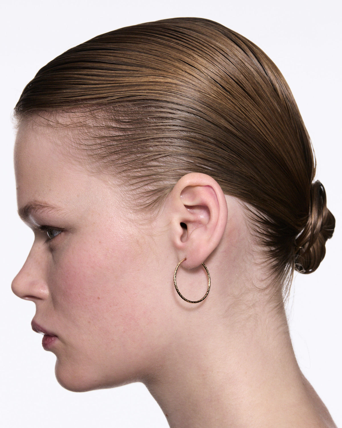 Liv 25mm 14K Gold Hoop