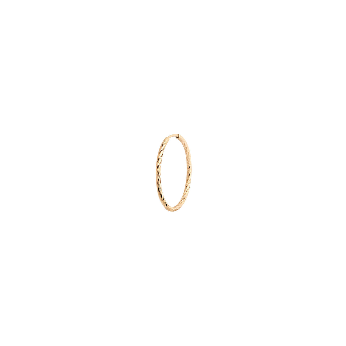 Liv 15mm 14K Gold Hoop