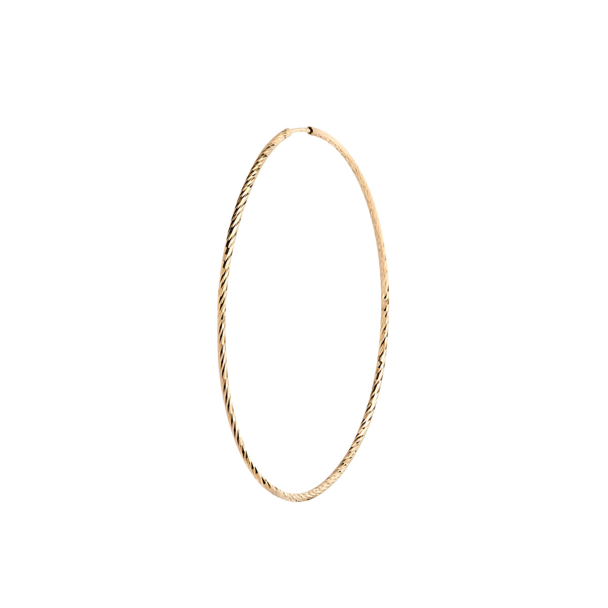 Liv 50mm 14K Gold Hoop