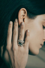 Summa 04 Sølv Ring m. Krystal