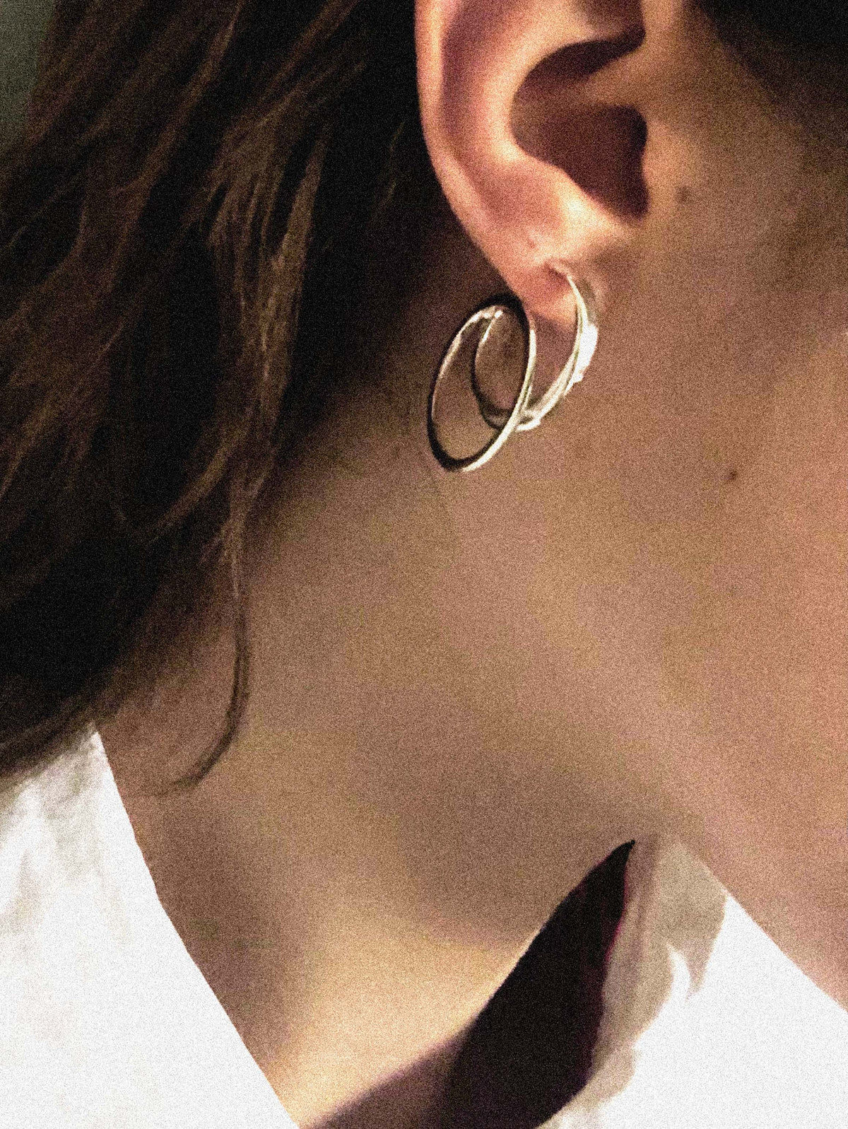 10 Year LVK 02 Silver Earrings