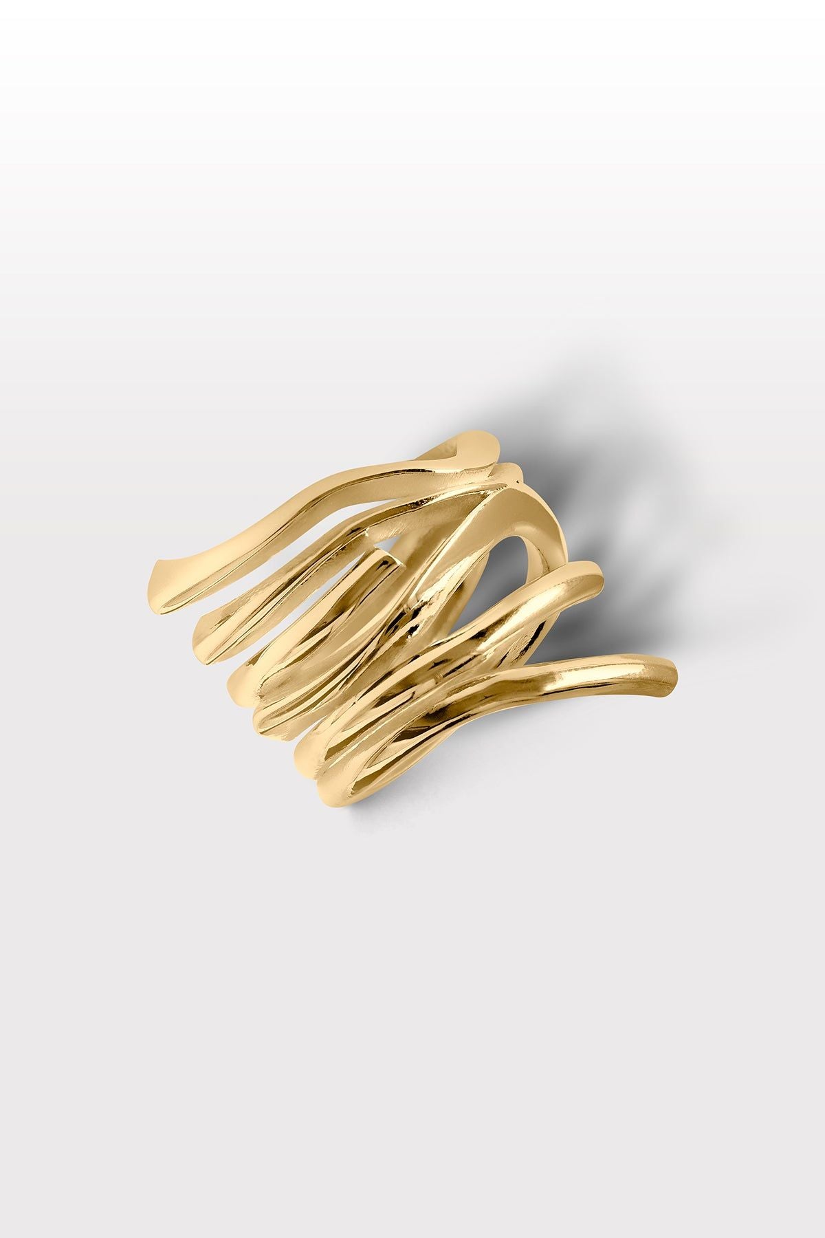 Tide 05 18K vergoldeter Ring