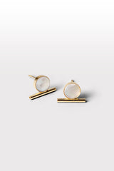 Aemil 05 18K Gold plated Earrings w. Pearl