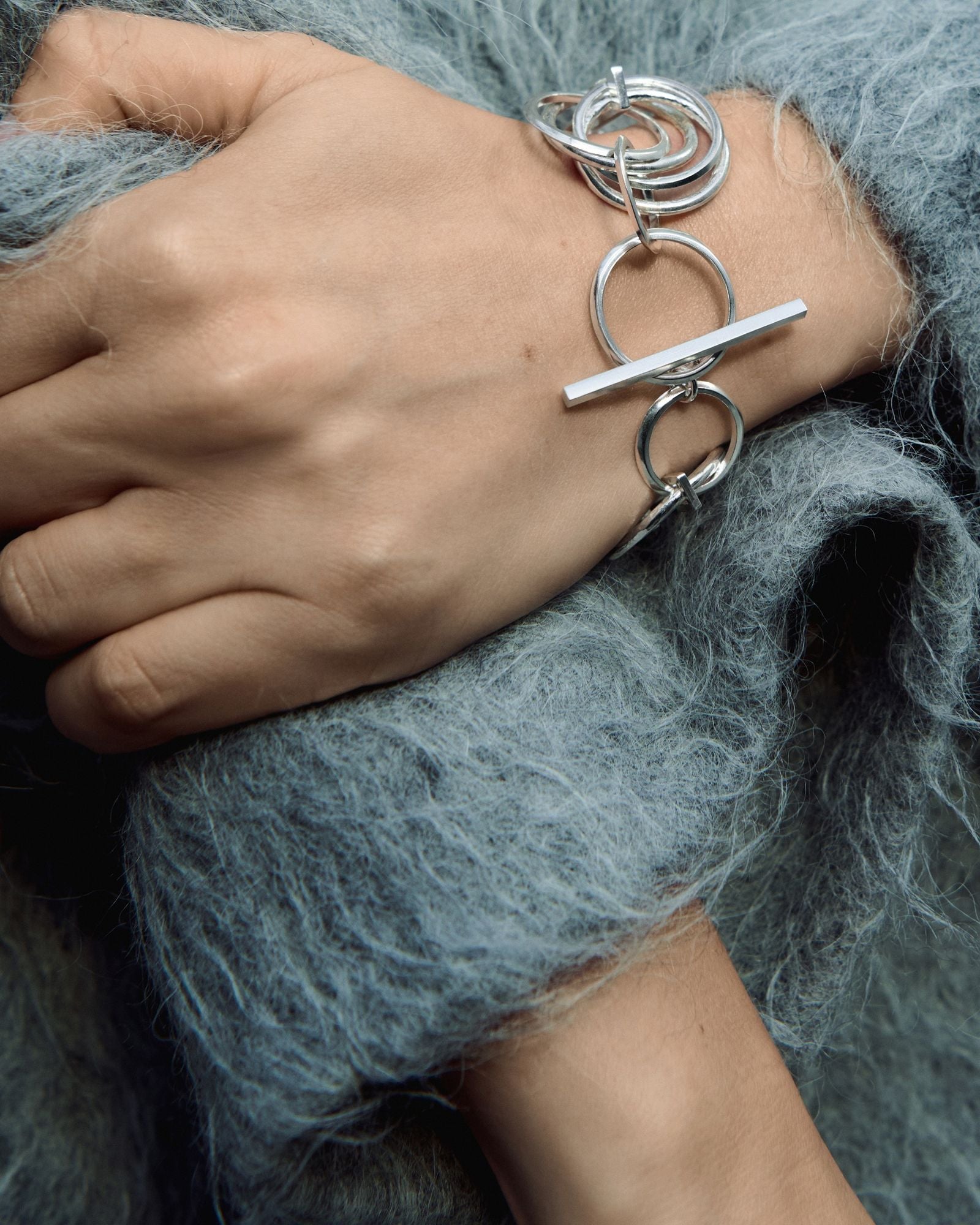 Epoc 01 Silver Bracelet