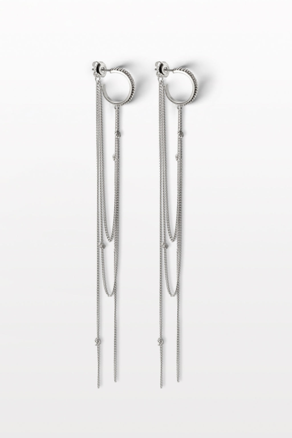 Contra 06 Silver Earrings