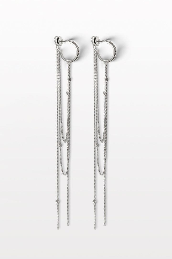 Contra 06 Silver Earrings