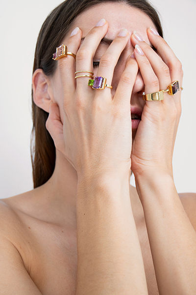 Mirrar 06 18K Guld Ring
