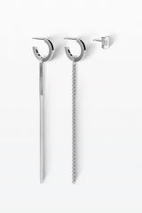 Summa 05 Silver Earrings w. Crystal