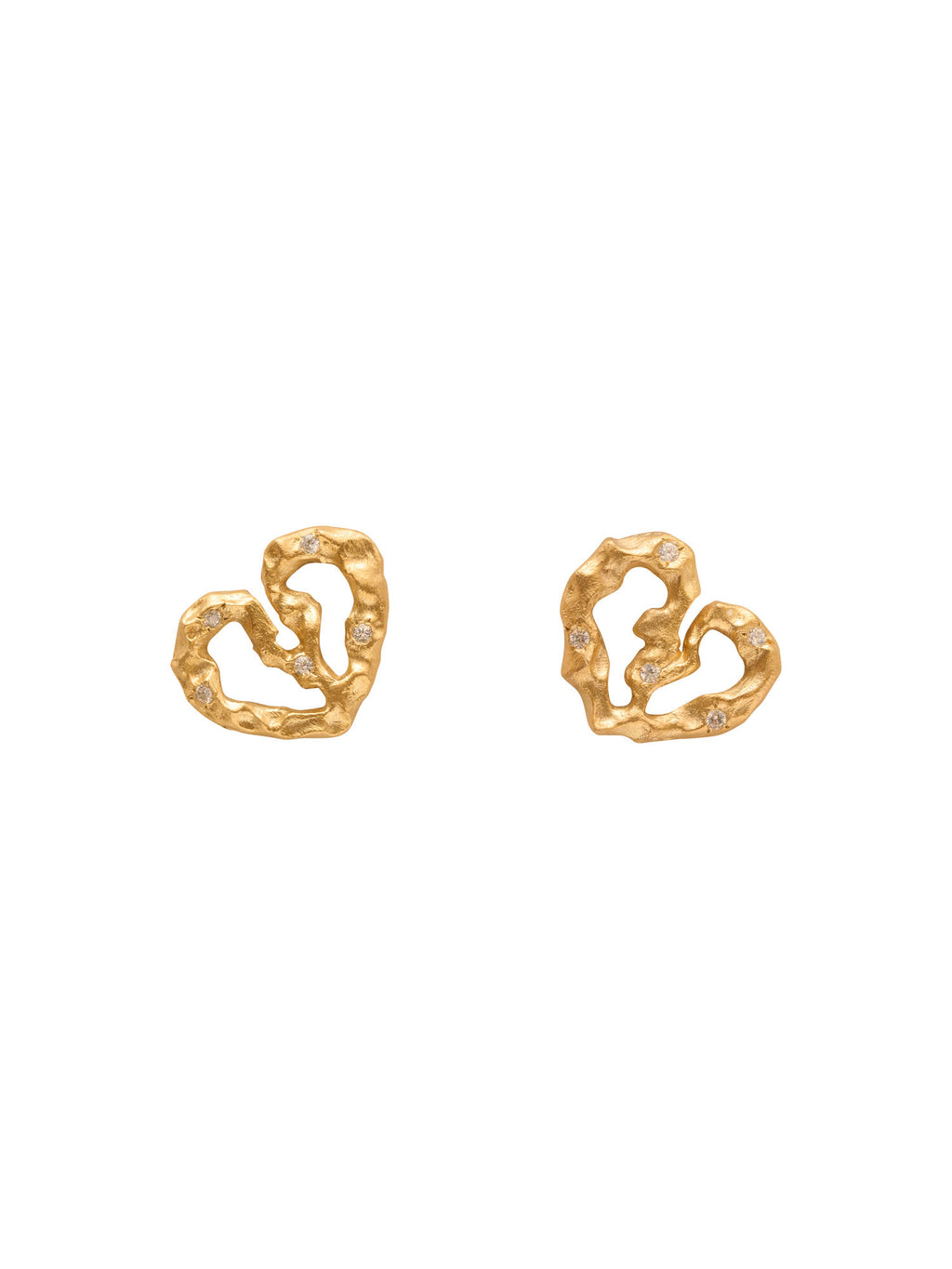 Love me not 18K Guld Øreringe