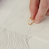 Lovelines Chapters Wedding 18K Gold Ring w. Diamonds