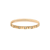 Lovelines Milestones Wedding 18K Gold Ring w. Diamonds