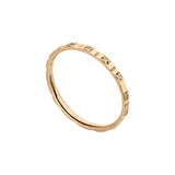 Lovelines Milestones Wedding 18K Gold Ring w. Diamonds