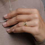 Lovelines Small Wedding 18K Gold Ring