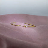 Lovely Sophie, Stor 14K Guld Armbånd m. Diamanter
