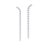 Lumi Chandelier 18K Whitegold Earrings w. Diamonds