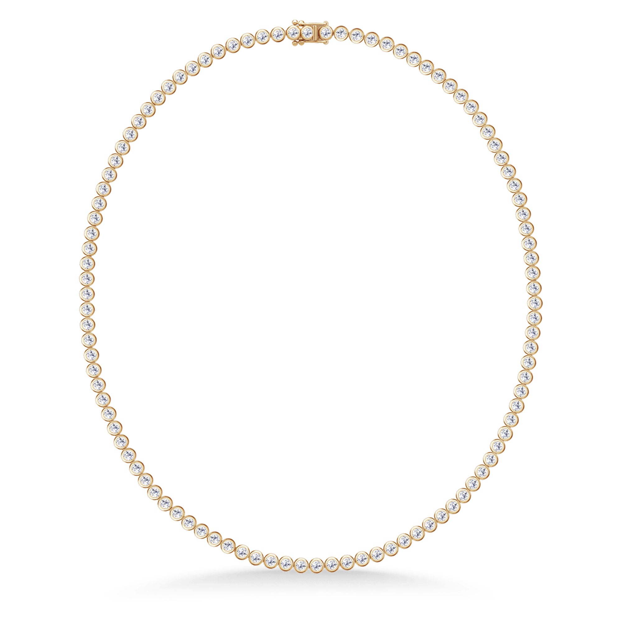 Lumi Collier 18K Guld Tennis Halskæde m. Diamanter