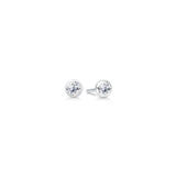 Luster 18K Whitegold Studs w. Diamonds