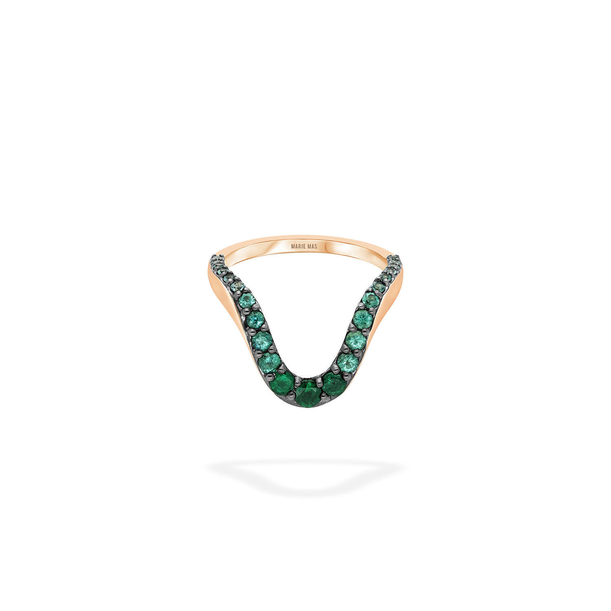mariemas grandauraringhalfpave rosegold emeralds 1 fa8c5d2e 196e 4e4a b56f 851cd6843229
