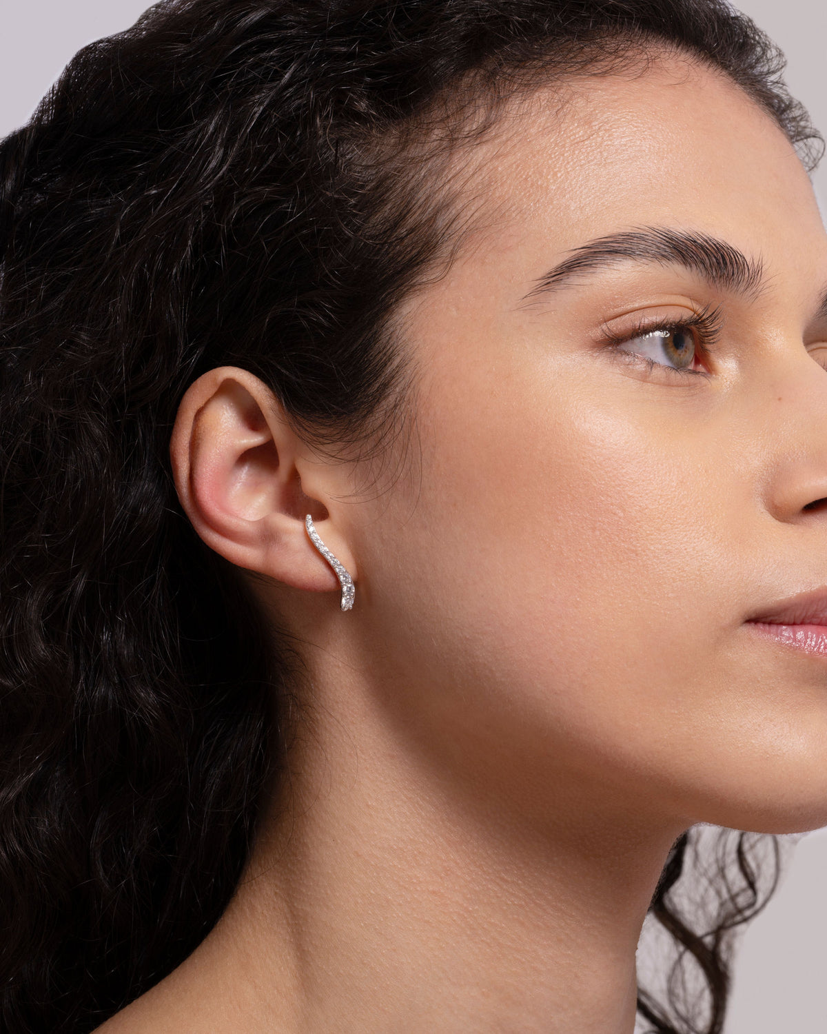 mariemas ray earring rose gold & diamonds 4