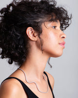 Radiant Pavé Choker 18K Whitegold Necklace w. Diamonds