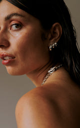 Puka I Silver Hoops