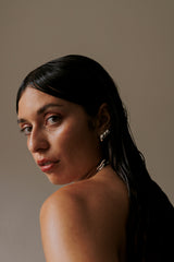 Puka I  Silver Hoops
