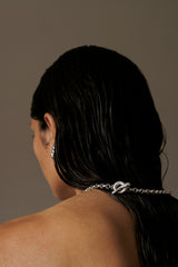Puka Belcher Silver Necklace