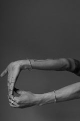 Lactuca II Silver Bangle