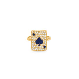 Justice Pinkie 18K Gold Ring w. Lab-Grown Diamonds