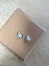 Barock 18K Gold Drop Ohrringe w. Perlen