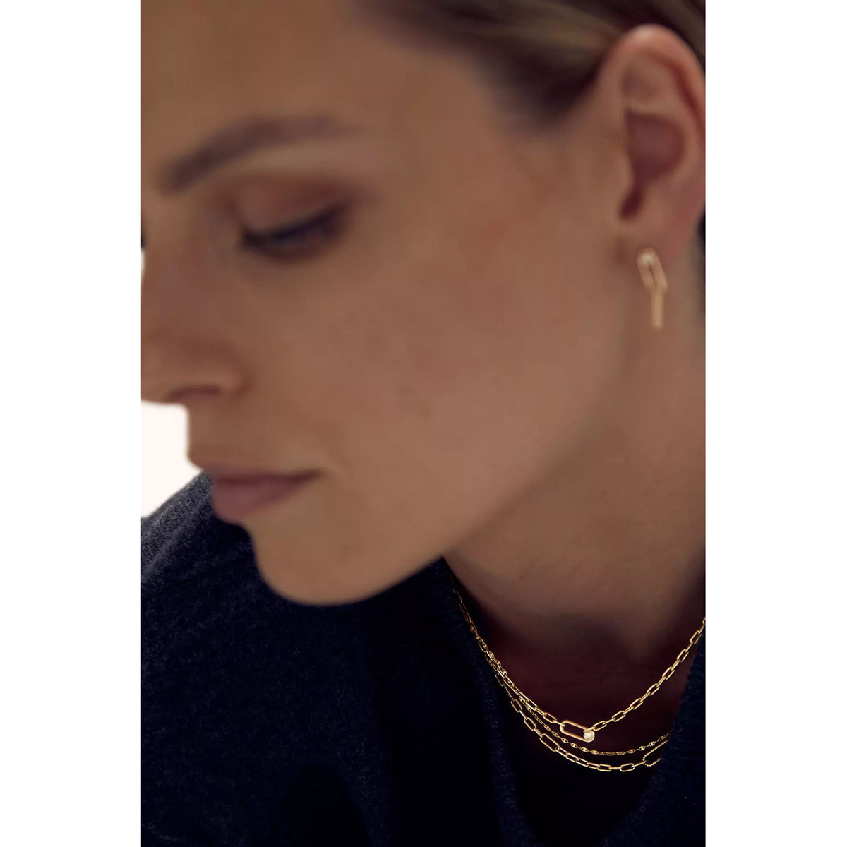 Elements N°1 18K Gold Necklace w. Diamond